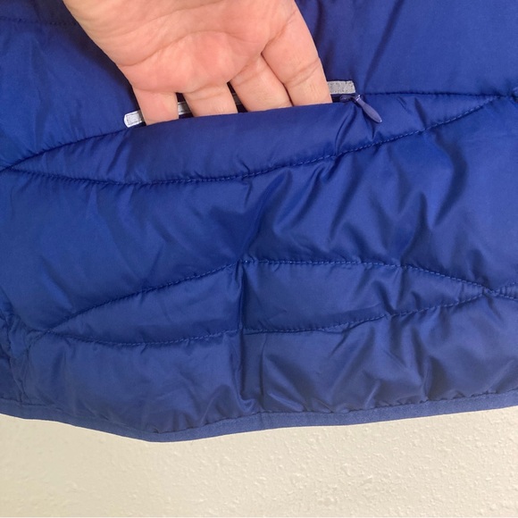 Everlast Jacket Blue Quilted Puffer Reflective Thumb Hole Zip Pockets Full Zip - Picture 5 of 16